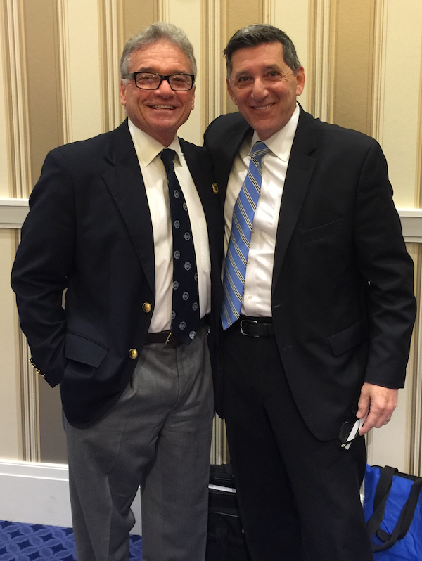 Dr. Mark Gold with Michael Botticelli, Director of the White House Office of National Drug Control Policy.